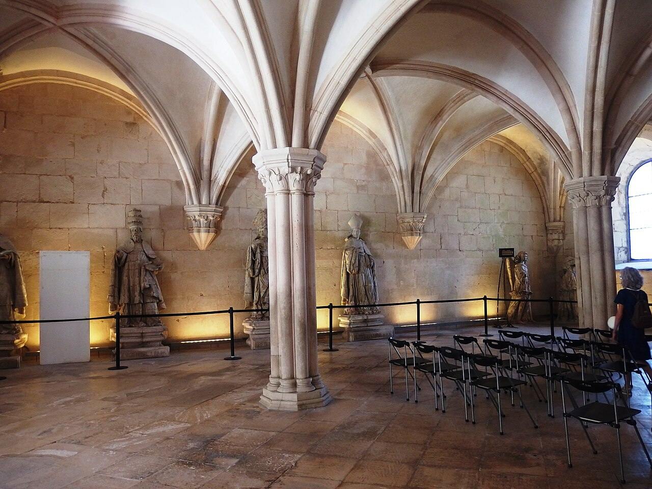 The chapter house at Alcobaca monastery, Portugal