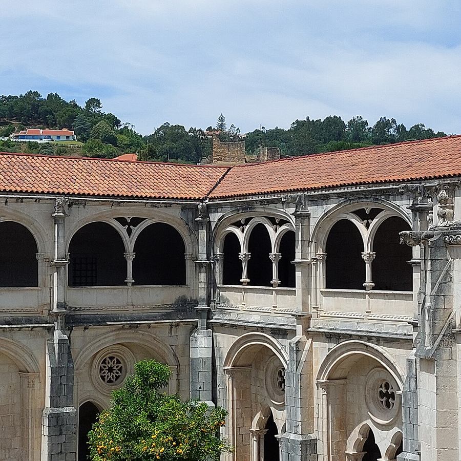The upper storey of the cloister at Alcobaca monastery