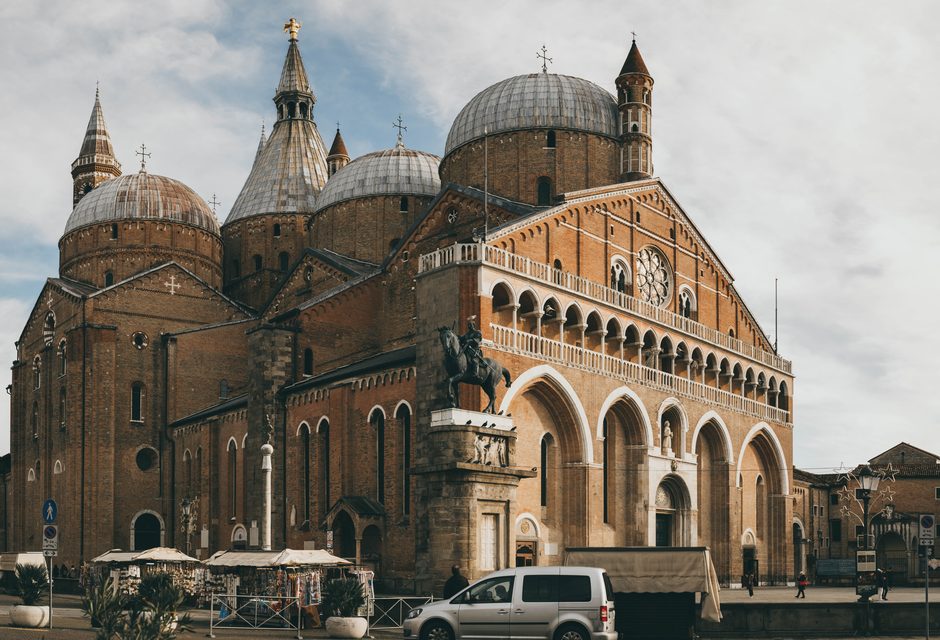 The domes and towers of the Basilica of St Anthony in Padua