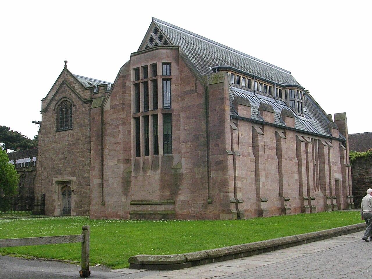 The New Library Building at Hereford Cathedral, home of the Mappa Mundi and the Chained Library
