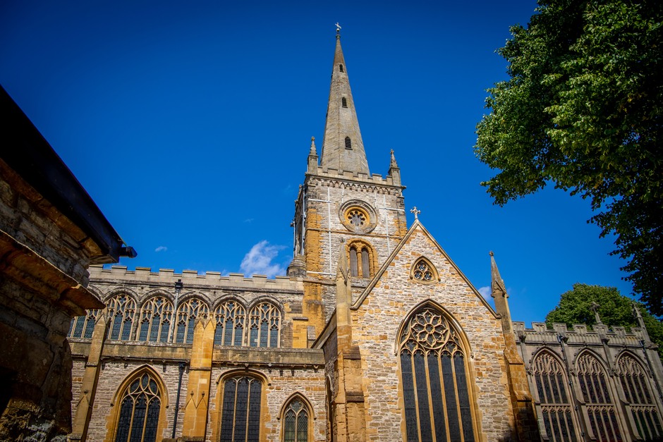 Holy Trinity Church and its spire, Stratford