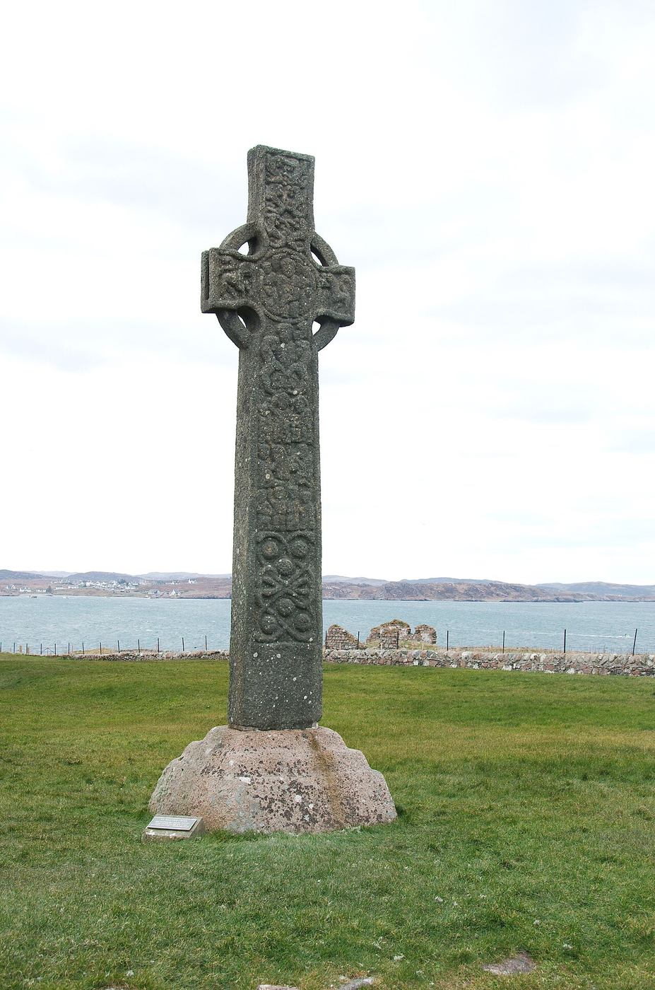 St Martin's Cross, an eighth-century carved stone high cross on Iona
