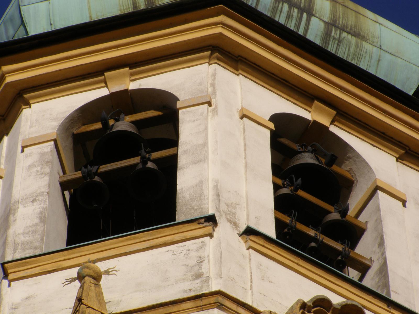The carillon tower of the Loreta, Prague