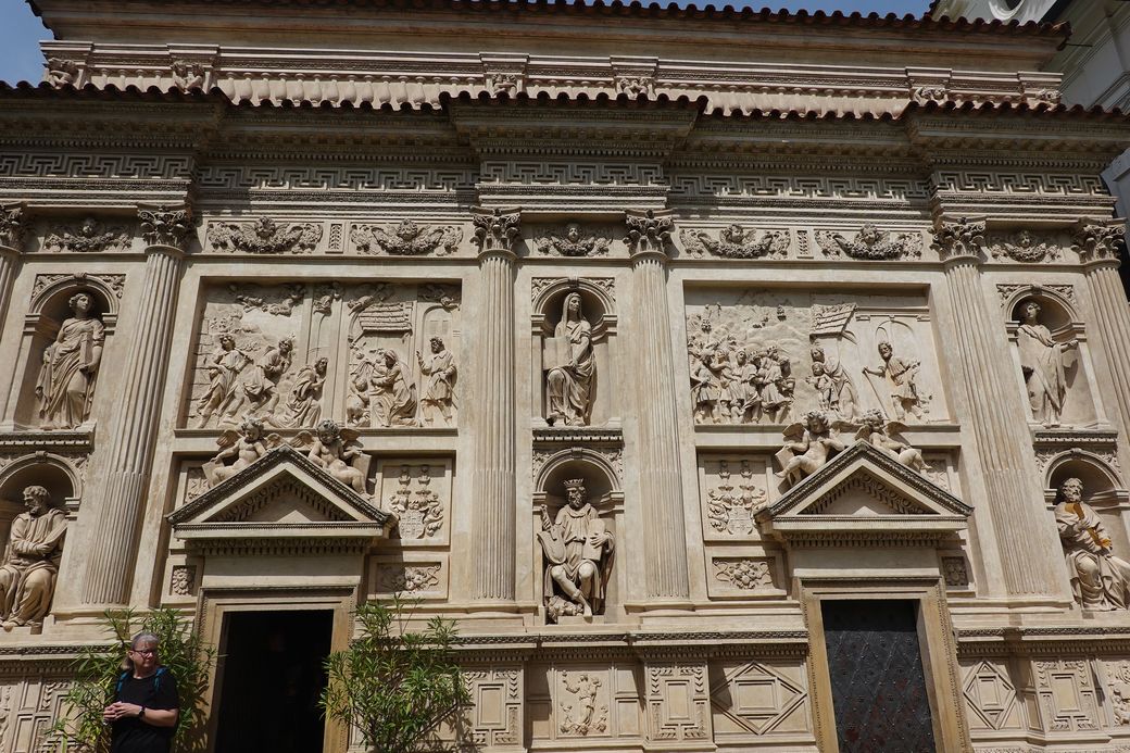 Relief decoration on the Santa Casa at the Loreta, Prague