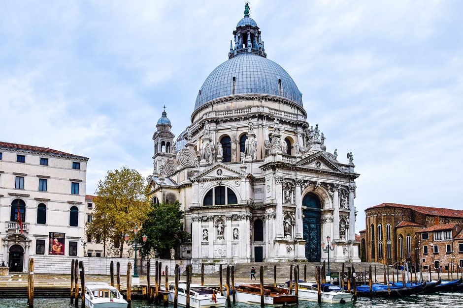 Santa Maria della Salute on the Grand Canal in Venice