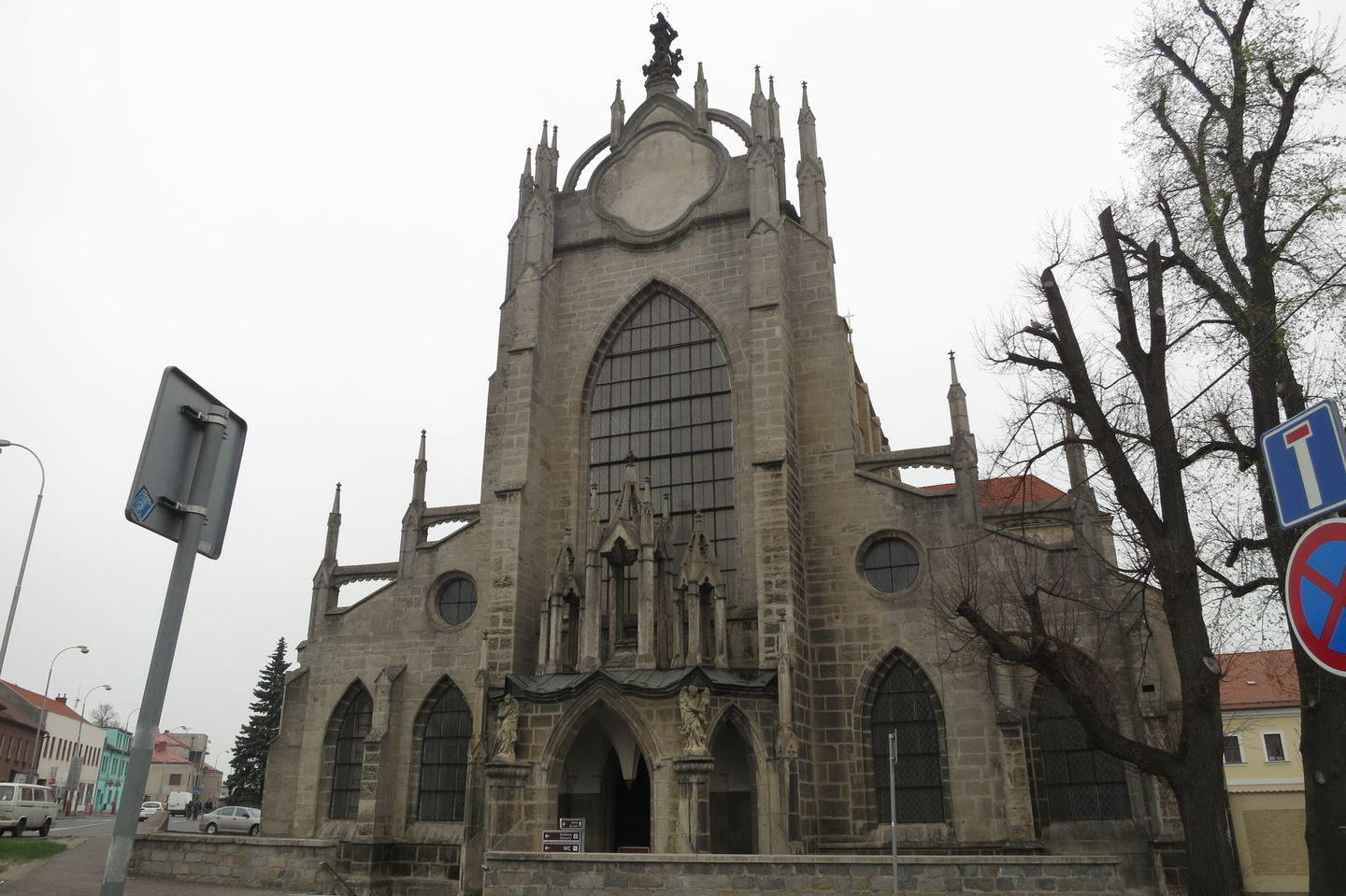 The west front of the Cathedral of the Assumption, Sedlec