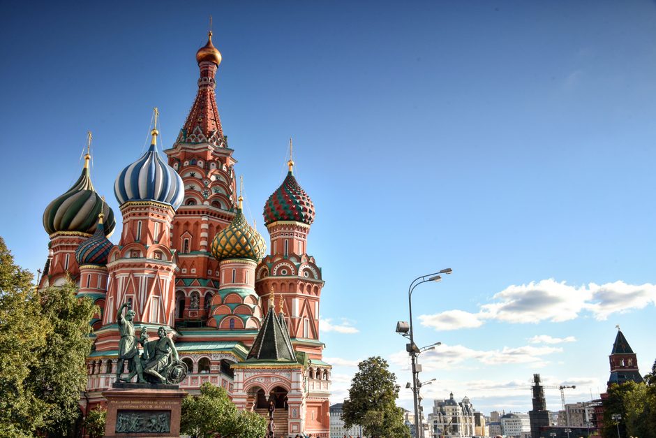 St Basil's Cathedral on Red Square, Moscow