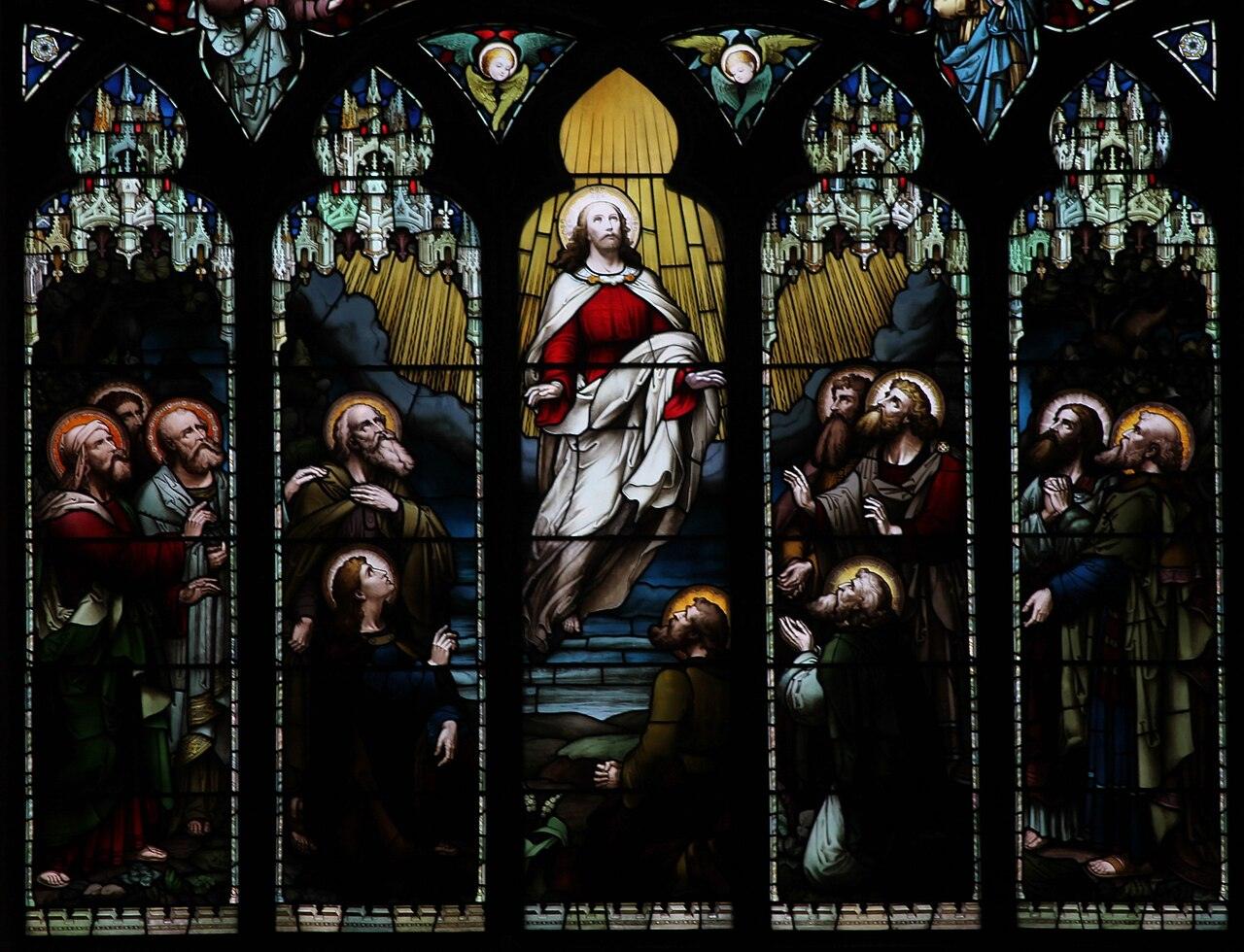 The Victorian great east window of St Giles' Cathedral