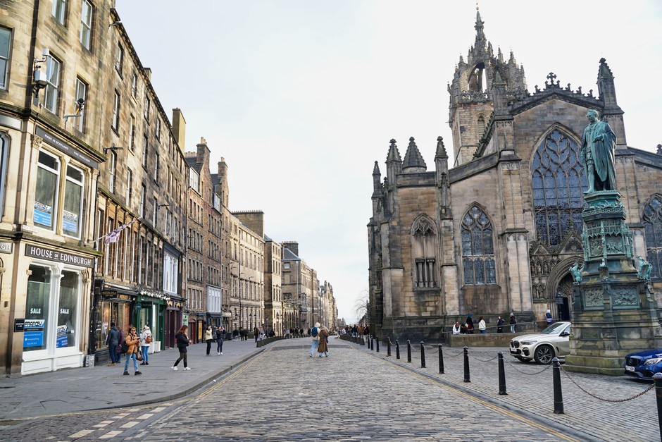 St Giles' Cathedral on the Royal Mile, Edinburgh