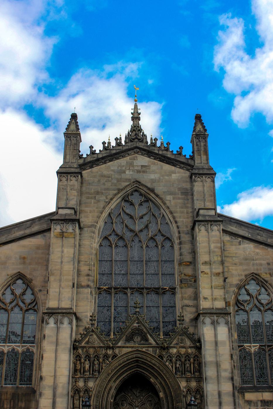 The west front of St Giles' Cathedral, Edinburgh
