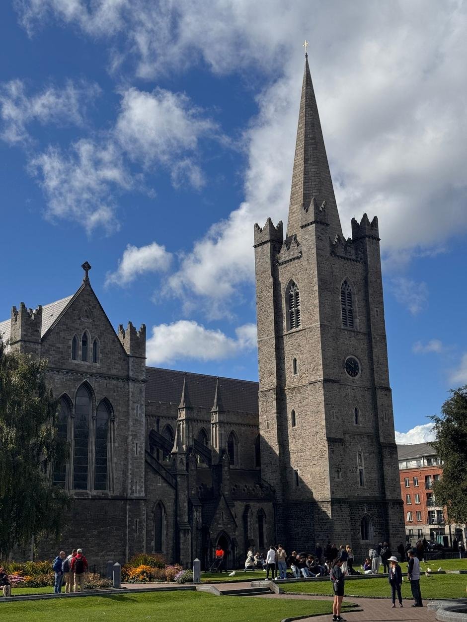 St Patrick's Cathedral, Dublin, seen from its surrounding park