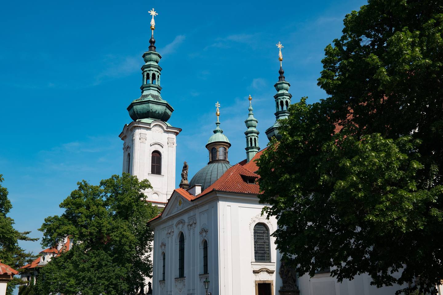 Strahov Monastery and its church towers, Prague