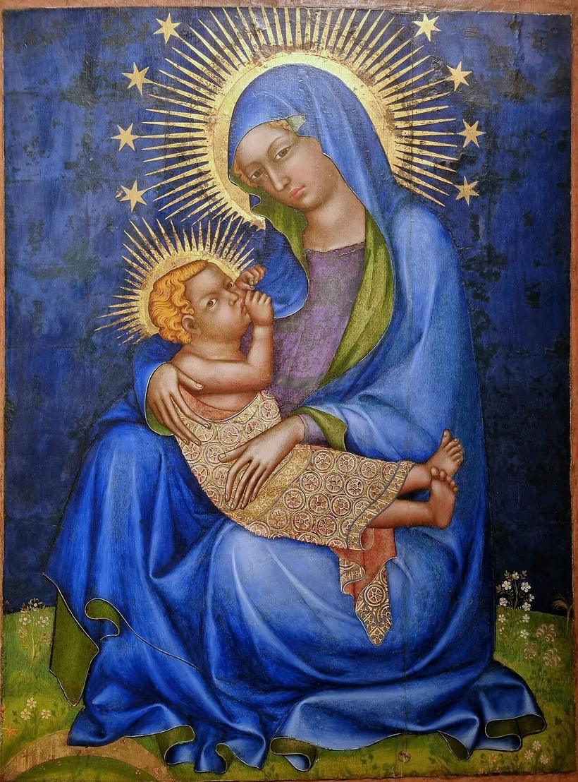 The Madonna of the Rains altar in the basilica at Vysehrad, Prague