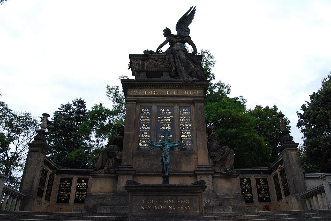 The Slavin tomb at Vysehrad Cemetery, Prague