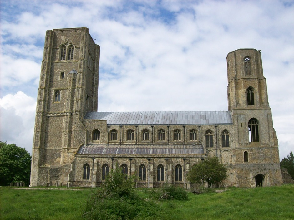 Wymondham Abbey and its two towers